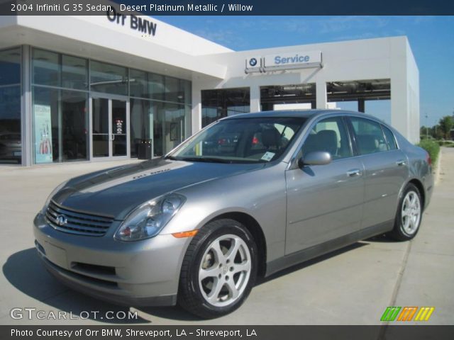 2004 Infiniti G 35 Sedan in Desert Platinum Metallic