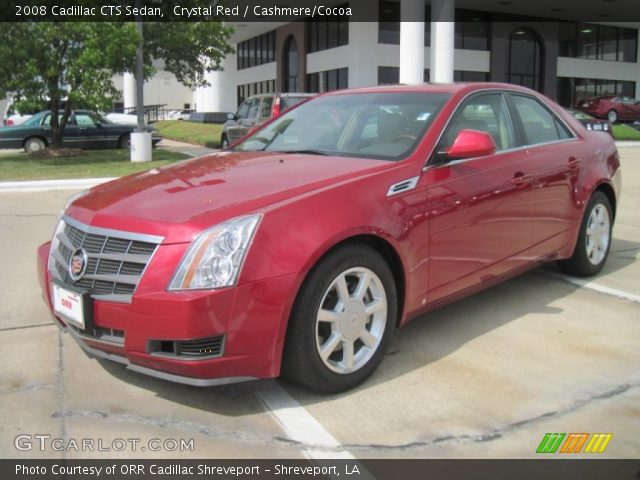 2008 Cadillac CTS Sedan in Crystal Red