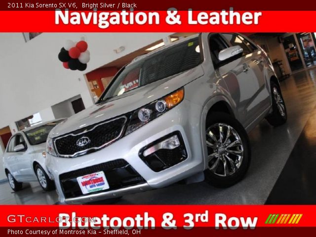 2011 Kia Sorento SX V6 in Bright Silver