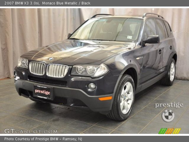 2007 BMW X3 3.0si in Monaco Blue Metallic