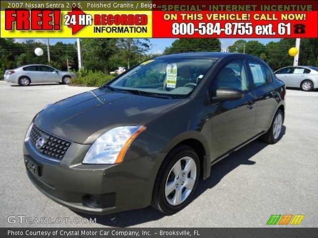2007 Nissan Sentra 2.0 S in Polished Granite