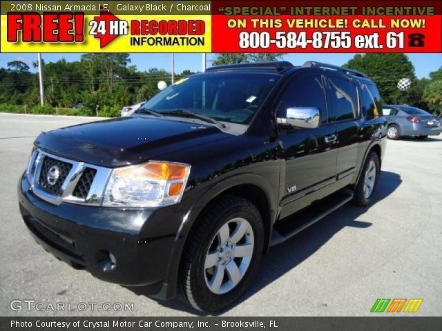 2008 Nissan Armada LE in Galaxy Black