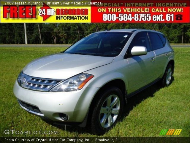 2007 Nissan Murano S in Brilliant Silver Metallic