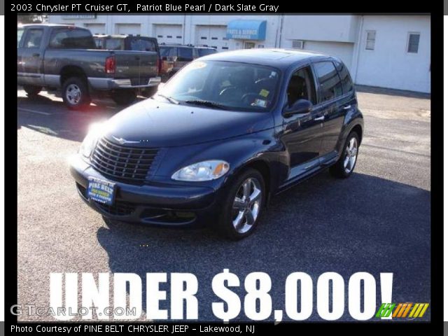 2003 Chrysler PT Cruiser GT in Patriot Blue Pearl