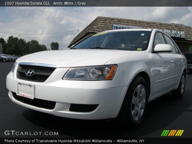 2007 Hyundai Sonata GLS in Arctic White