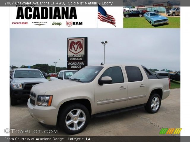 2007 Chevrolet Avalanche LT 4WD in Gold Mist Metallic