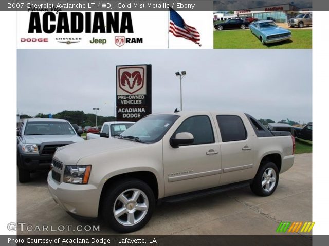 2007 Chevrolet Avalanche LT 4WD in Gold Mist Metallic