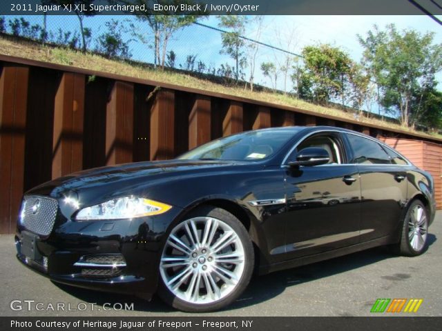 2011 Jaguar XJ XJL Supercharged in Ebony Black