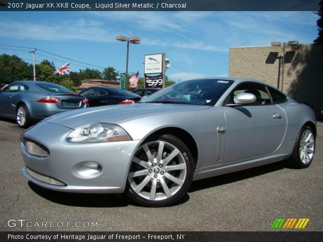 2007 Jaguar XK XK8 Coupe in Liquid Silver Metallic