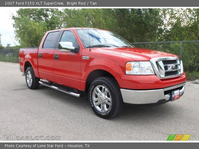 2007 Ford F150 XLT SuperCrew in Bright Red