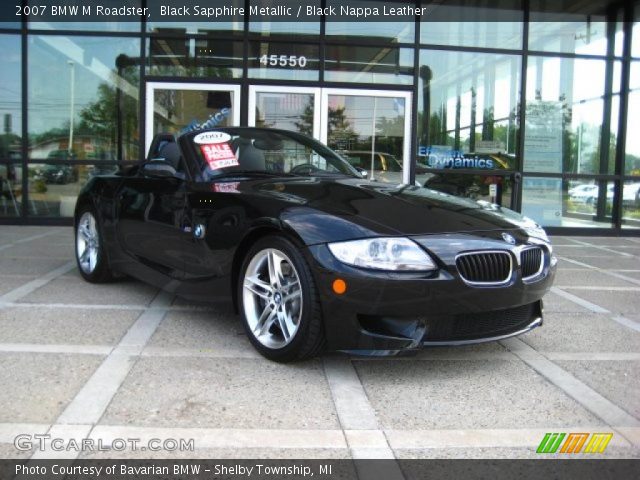 2007 BMW M Roadster in Black Sapphire Metallic