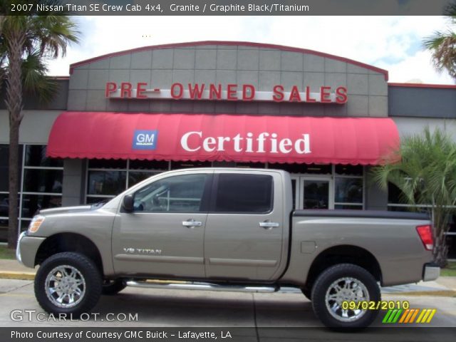 2007 Nissan Titan SE Crew Cab 4x4 in Granite
