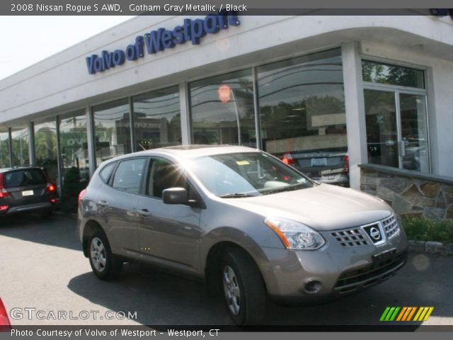 2008 Nissan Rogue S AWD in Gotham Gray Metallic