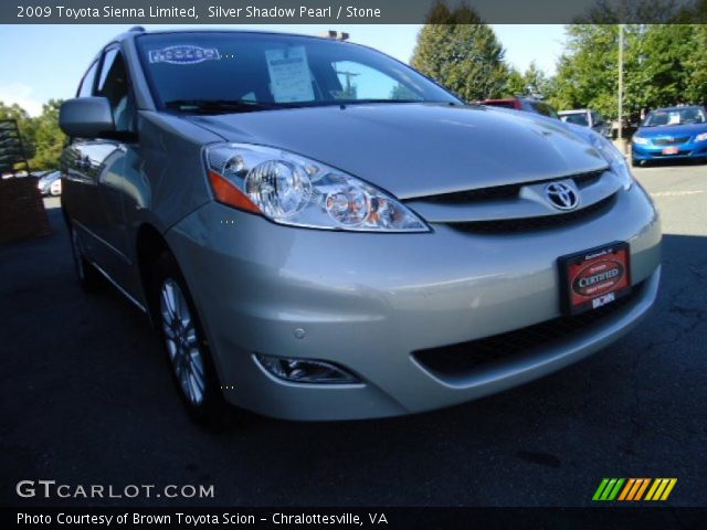 2009 Toyota Sienna Limited in Silver Shadow Pearl