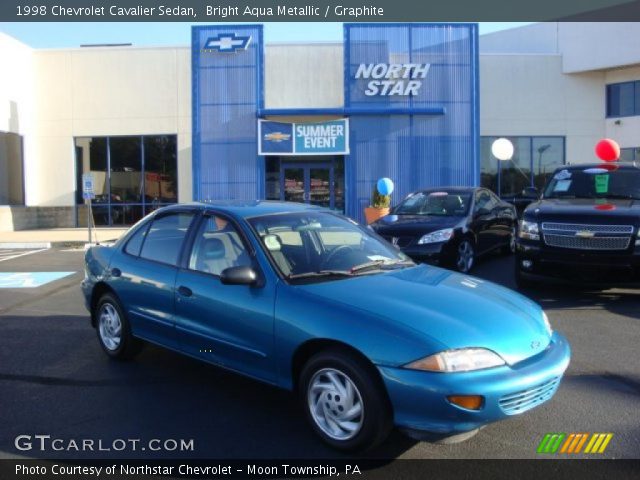 1998 Chevrolet Cavalier Sedan in Bright Aqua Metallic