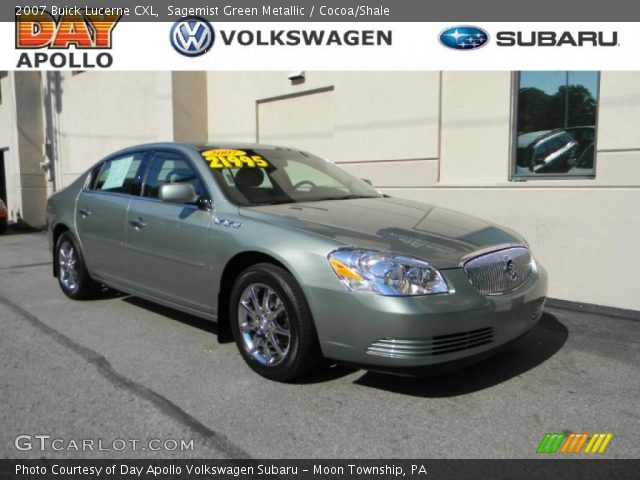 2007 Buick Lucerne CXL in Sagemist Green Metallic