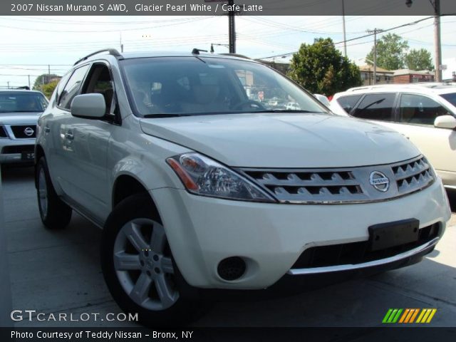 2007 Nissan Murano S AWD in Glacier Pearl White