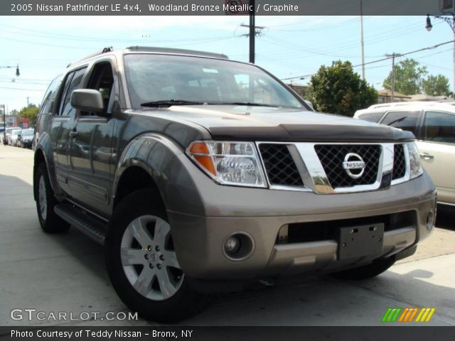 2005 Nissan Pathfinder LE 4x4 in Woodland Bronze Metallic