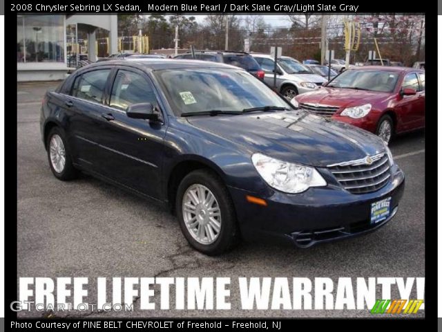 2008 Chrysler Sebring LX Sedan in Modern Blue Pearl