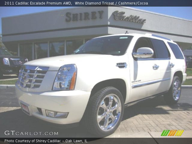 2011 Cadillac Escalade Premium AWD in White Diamond Tricoat