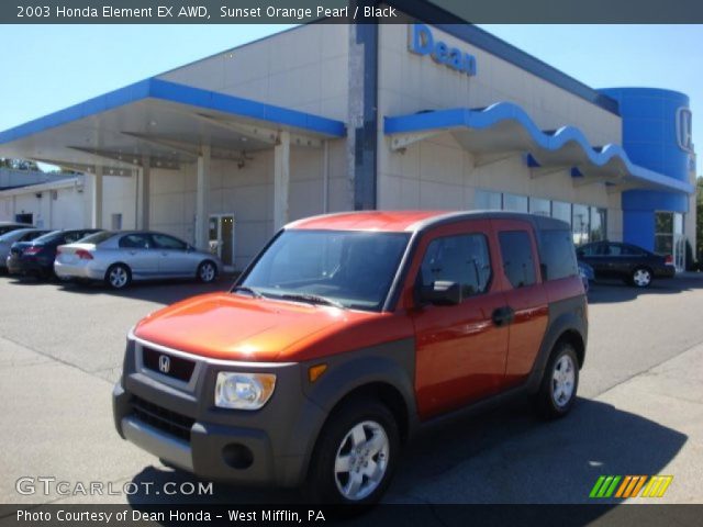 2003 Honda Element EX AWD in Sunset Orange Pearl