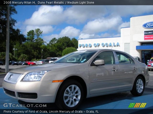 2008 Mercury Milan I4 in Dune Pearl Metallic