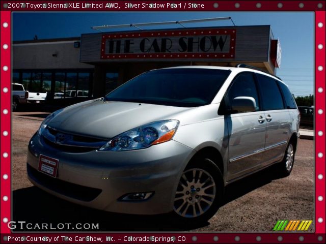 2007 Toyota Sienna XLE Limited AWD in Silver Shadow Pearl