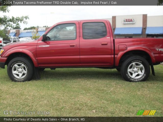 2004 Toyota Tacoma PreRunner TRD Double Cab in Impulse Red Pearl