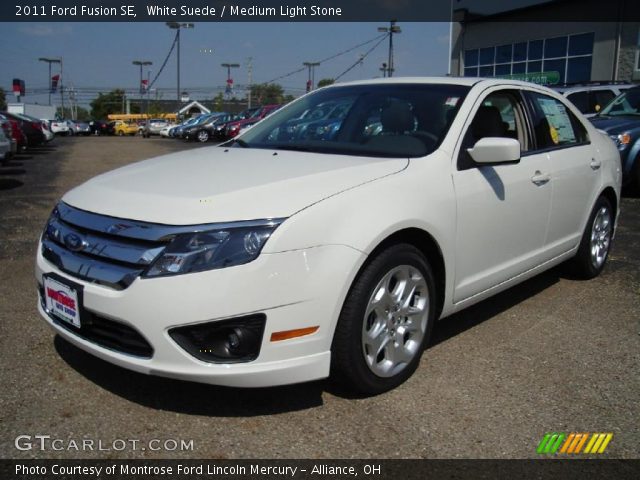 2011 Ford Fusion SE in White Suede