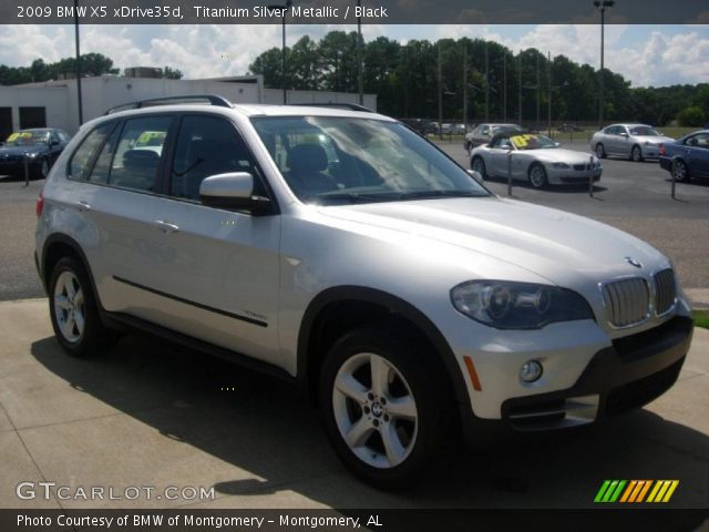2009 BMW X5 xDrive35d in Titanium Silver Metallic