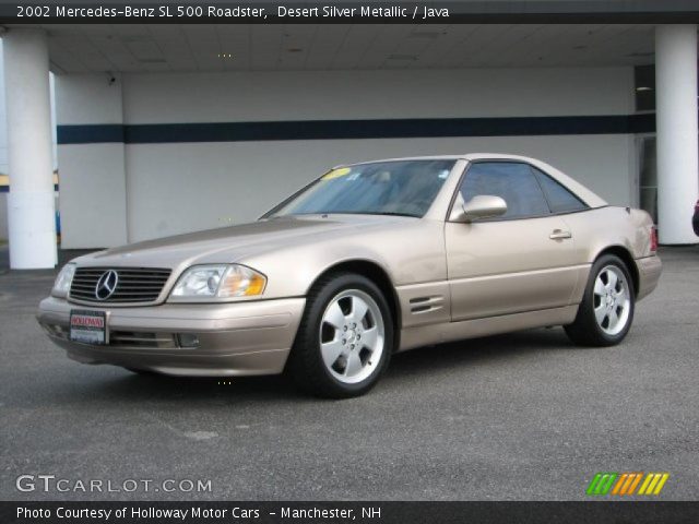 2002 Mercedes-Benz SL 500 Roadster in Desert Silver Metallic