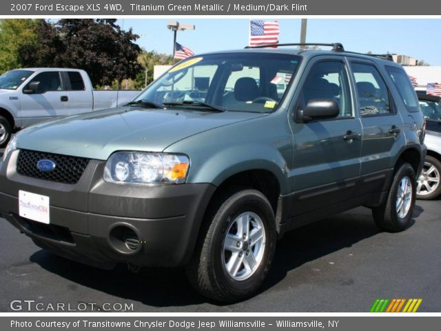 2007 Ford Escape XLS 4WD in Titanium Green Metallic