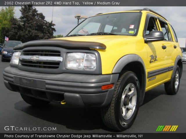 2002 Chevrolet Tracker ZR2 4WD Hard Top in Yellow