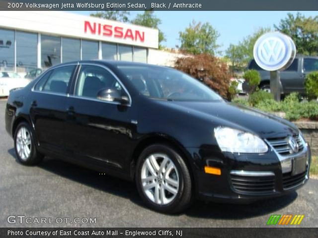 2007 Volkswagen Jetta Wolfsburg Edition Sedan in Black