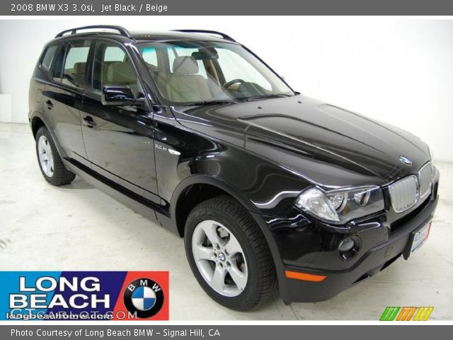 2008 BMW X3 3.0si in Jet Black