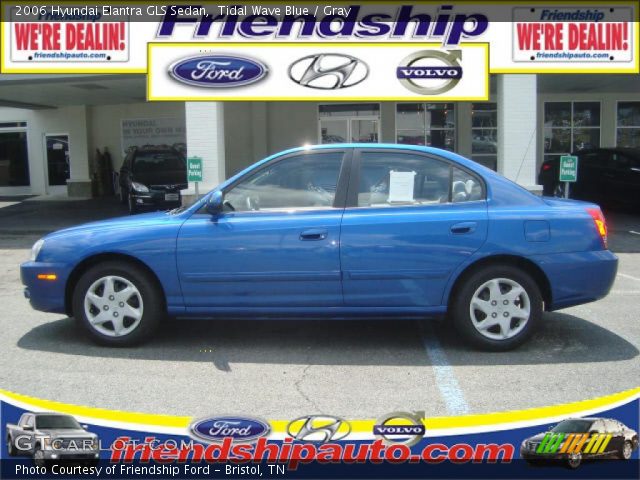 2006 Hyundai Elantra GLS Sedan in Tidal Wave Blue