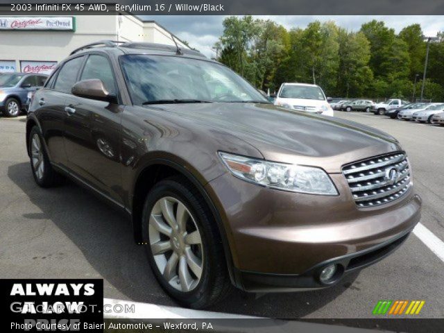 2003 Infiniti FX 45 AWD in Beryllium 16