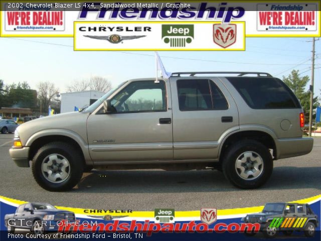 2002 Chevrolet Blazer LS 4x4 in Sandalwood Metallic