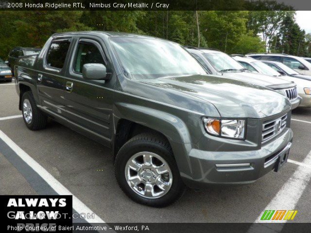 2008 Honda Ridgeline RTL in Nimbus Gray Metallic