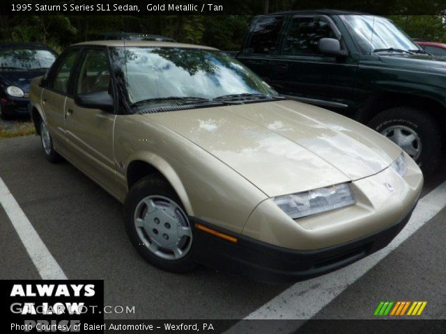 1995 Saturn S Series SL1 Sedan in Gold Metallic