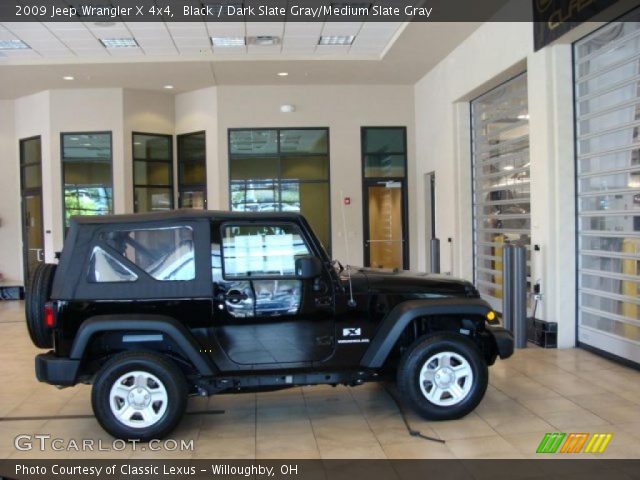 2009 Jeep Wrangler X 4x4 in Black