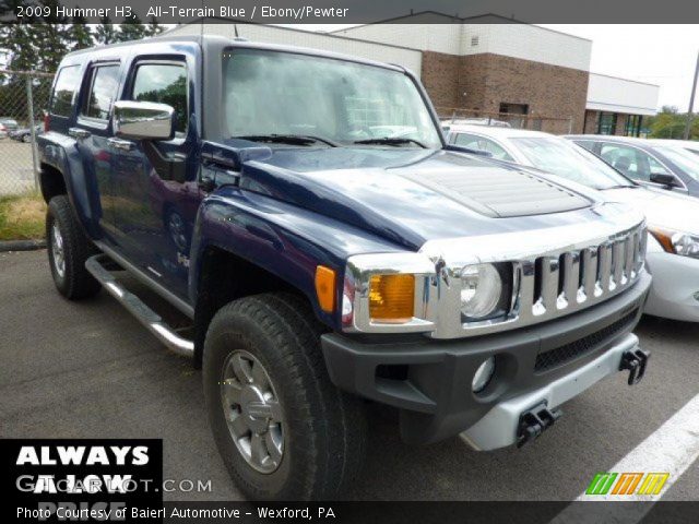 2009 Hummer H3  in All-Terrain Blue