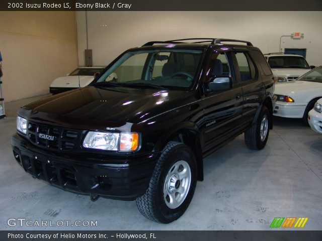2002 Isuzu Rodeo LS in Ebony Black