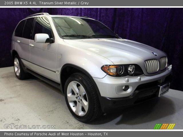 2005 BMW X5 4.4i in Titanium Silver Metallic