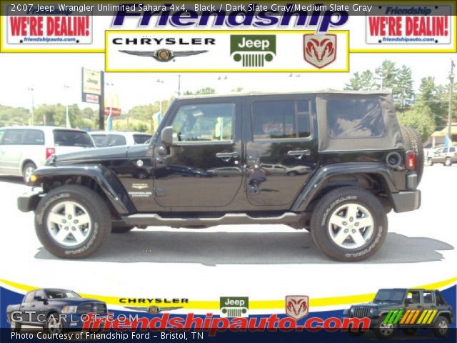 2007 Jeep Wrangler Unlimited Sahara 4x4 in Black
