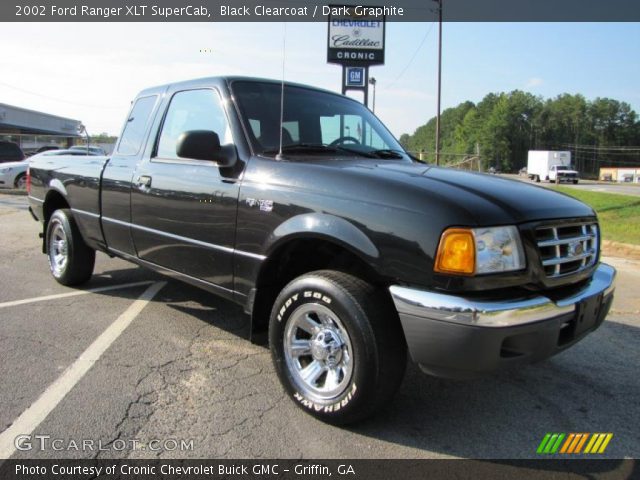 2002 Ford Ranger XLT SuperCab in Black Clearcoat