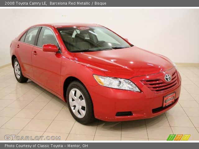 2008 Toyota Camry LE in Barcelona Red Metallic