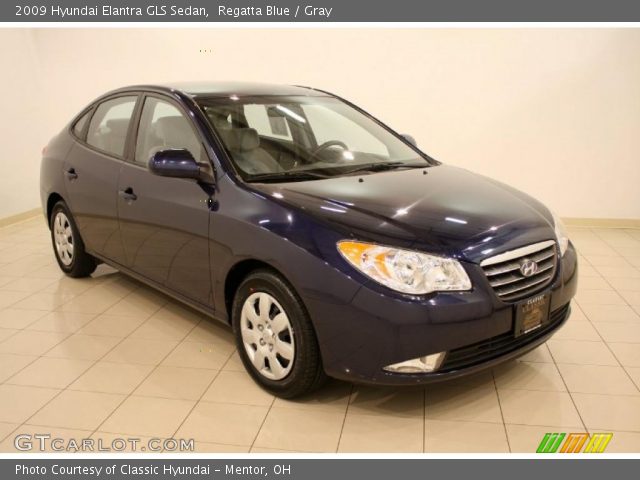 2009 Hyundai Elantra GLS Sedan in Regatta Blue