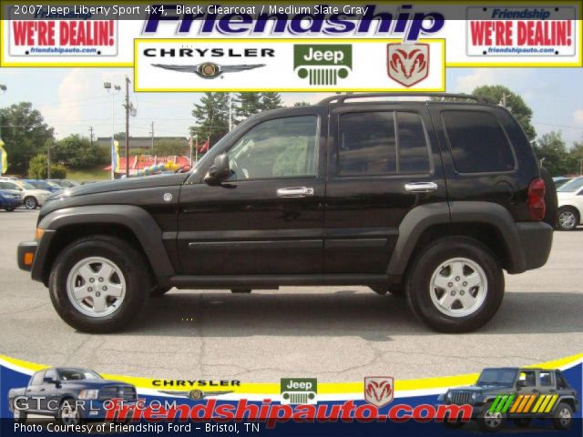 2007 Jeep Liberty Sport 4x4 in Black Clearcoat
