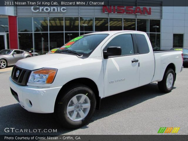 2011 Nissan Titan SV King Cab in Blizzard White